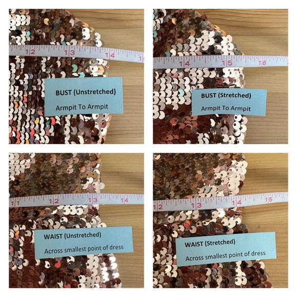 Jay Godfrey Maurice Rose Gold Sequin Dress Size 4 Cocktail Party Midi Slit - Picture 4 of 10